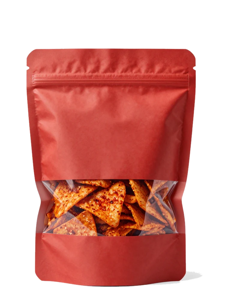 Pouch Keripik Singkong Balado; mockup orisinal